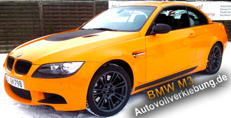 BMW M3 Vollverklebung